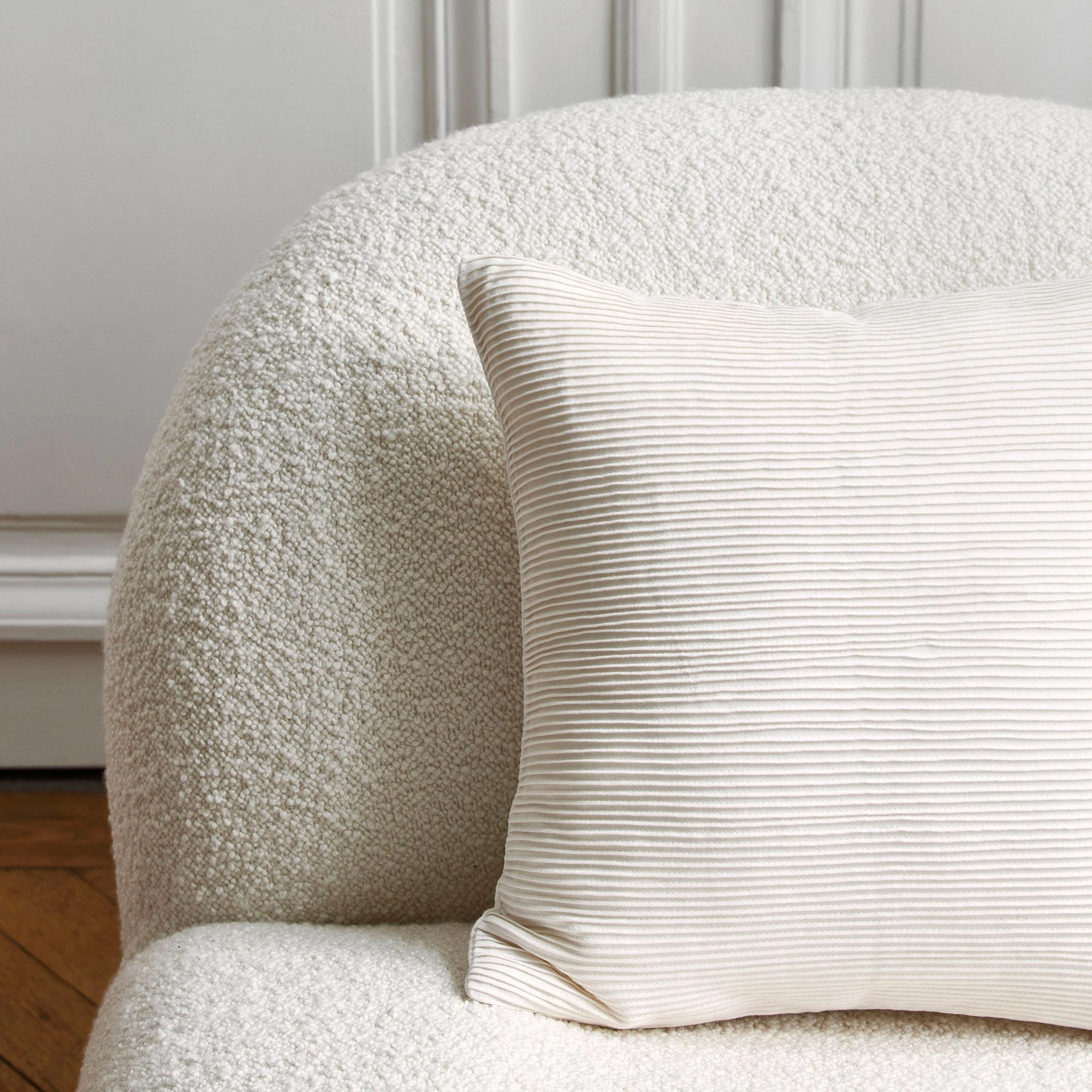 ONDINE - Housse de coussin | Beige
