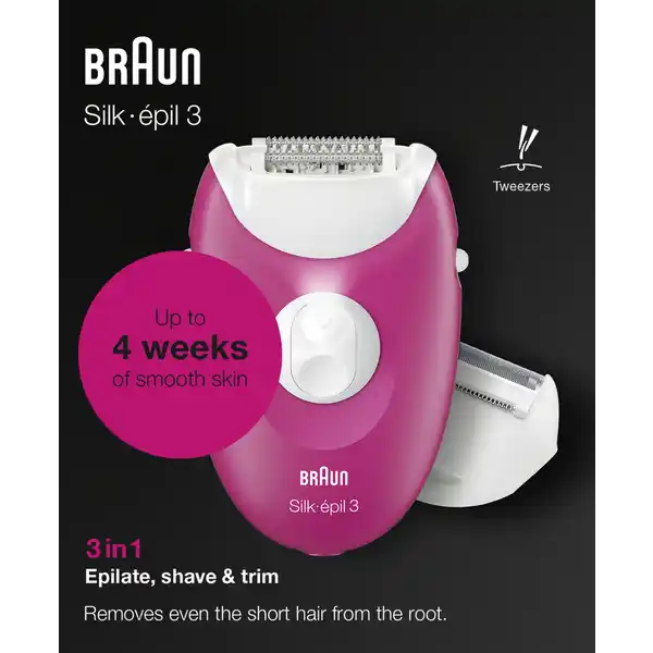 Silk-épil 3 Epilierer, Rasierer & Trimmer SE 3-276