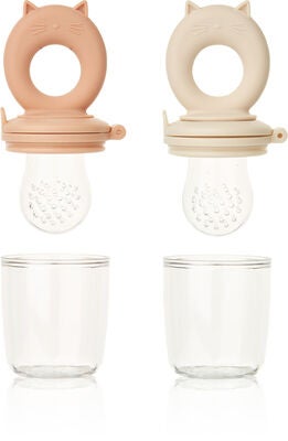 LIEWOOD Miranda Feeder 2-Pack, Tuscany Rose/Apple Blossom