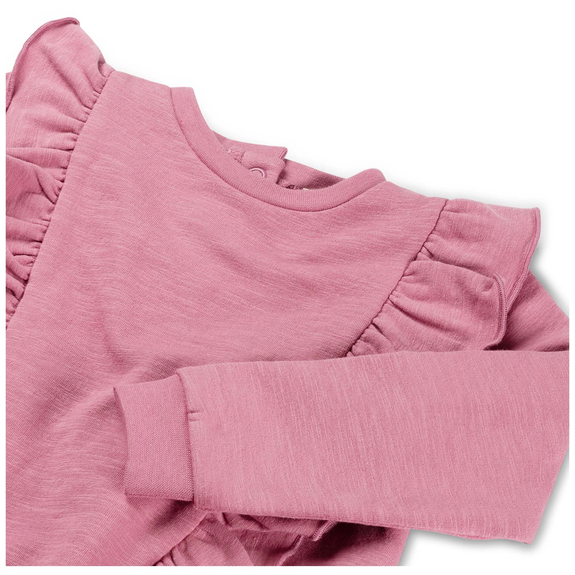 Prénatal peuter sweater lange mouwen effen roze