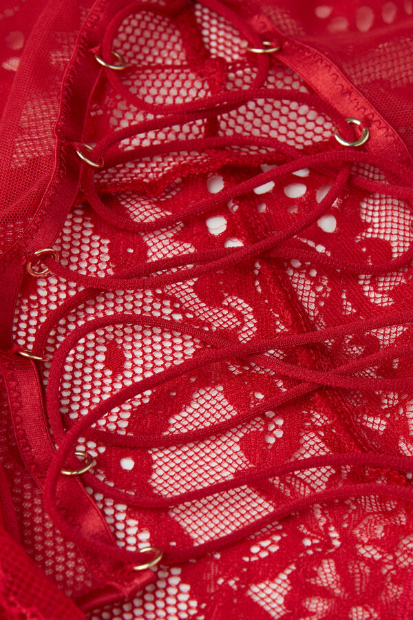 Body de renda e tule Sinful Fantasies