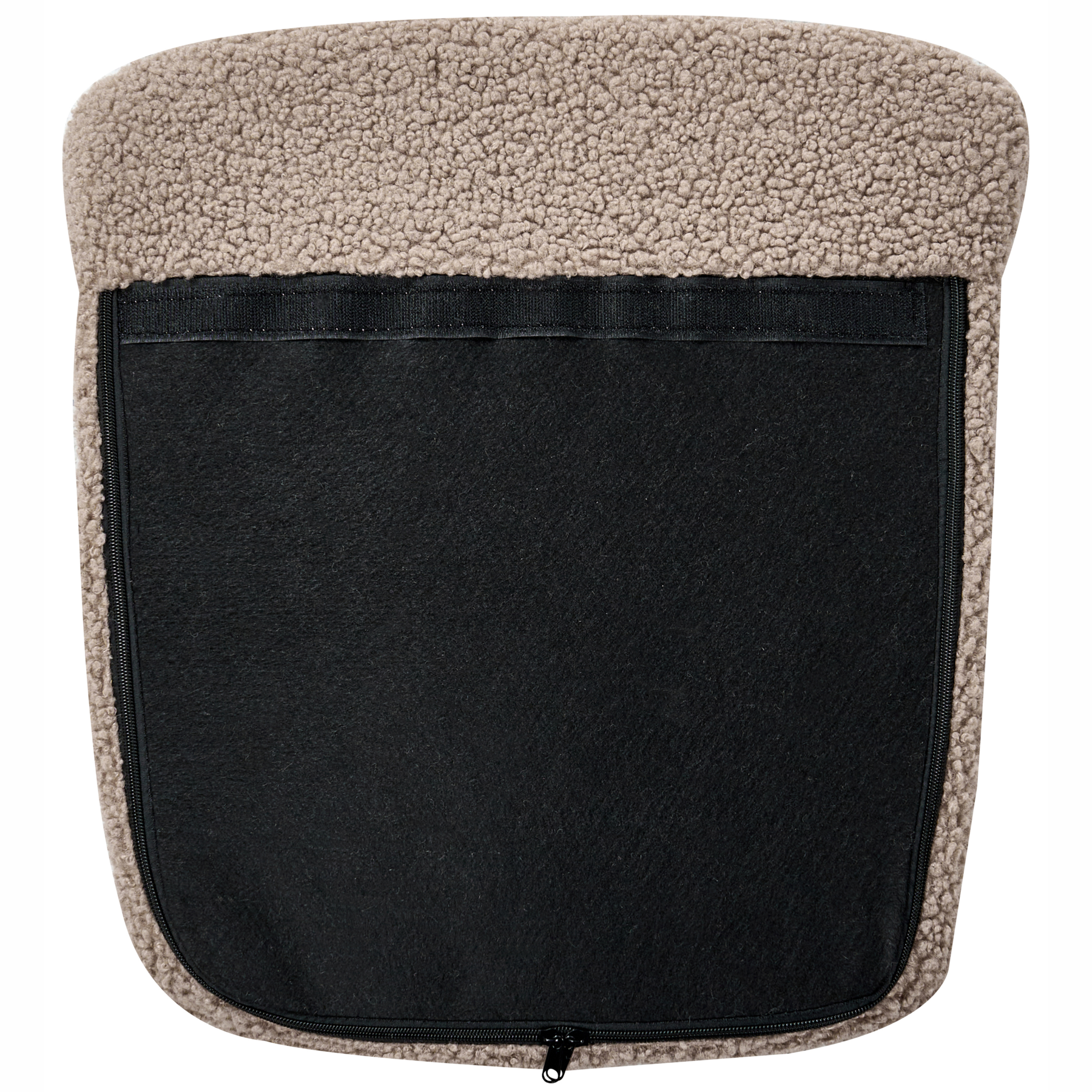Beliani - SANDVE - Schommelstoel - Taupe - Bouclé