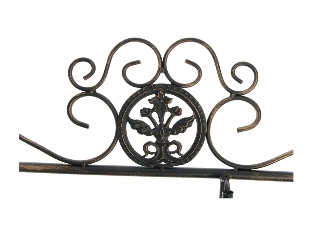 Étagères sur pied - Métal - 94 x 30 x 149cm - Bronze - Shine