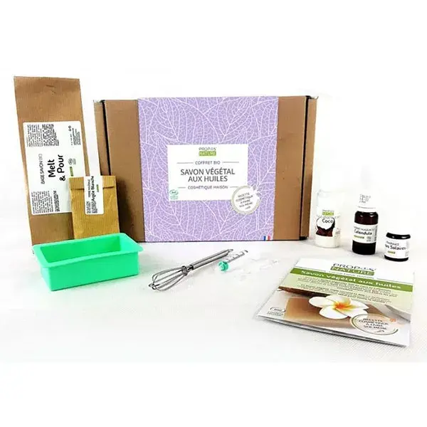 Kit de Presente Caseiro Propos' Nature Cosmétique: Sabonete Vegetal com Óleos Orgânicos