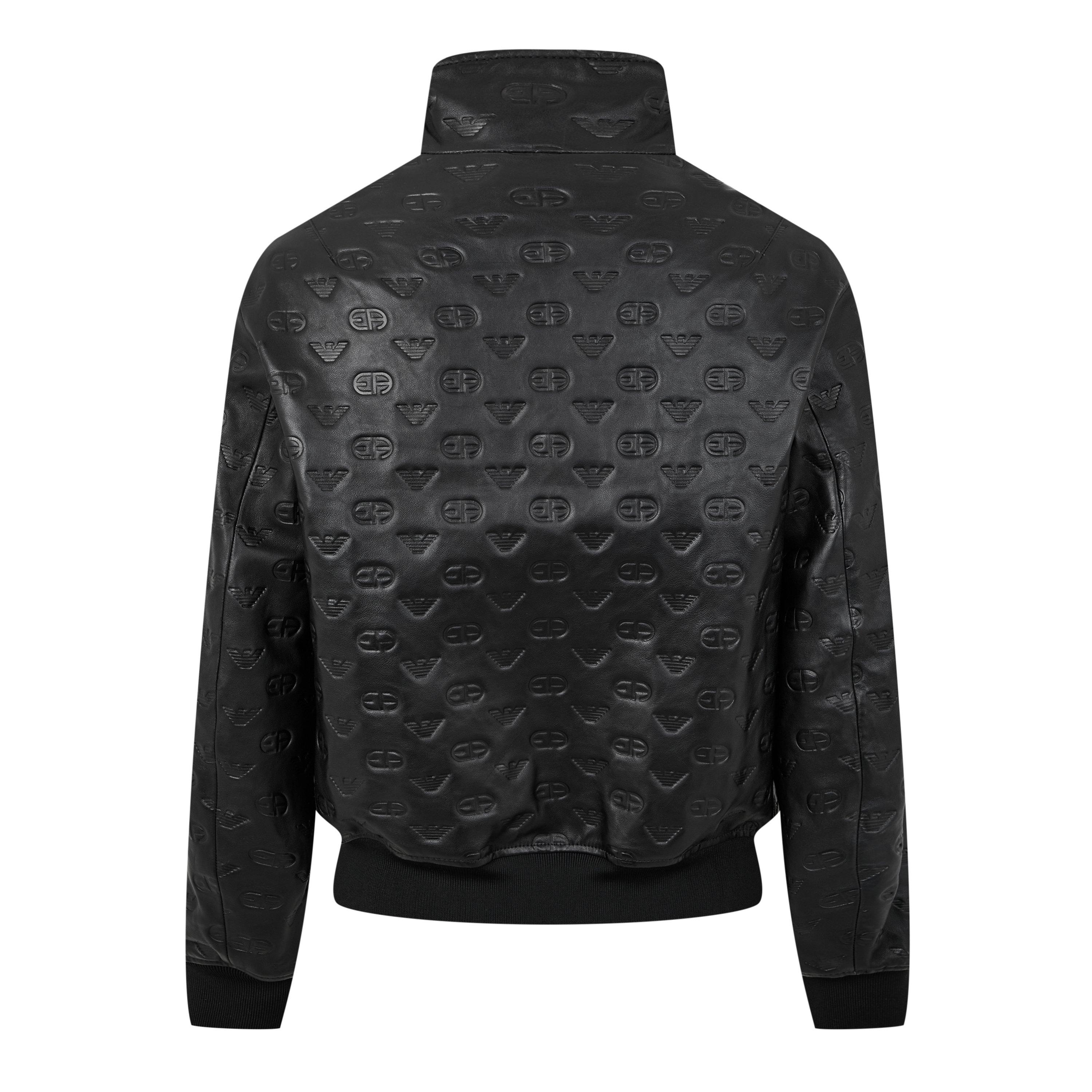 Emporio Armani Harrington Leather Jacket