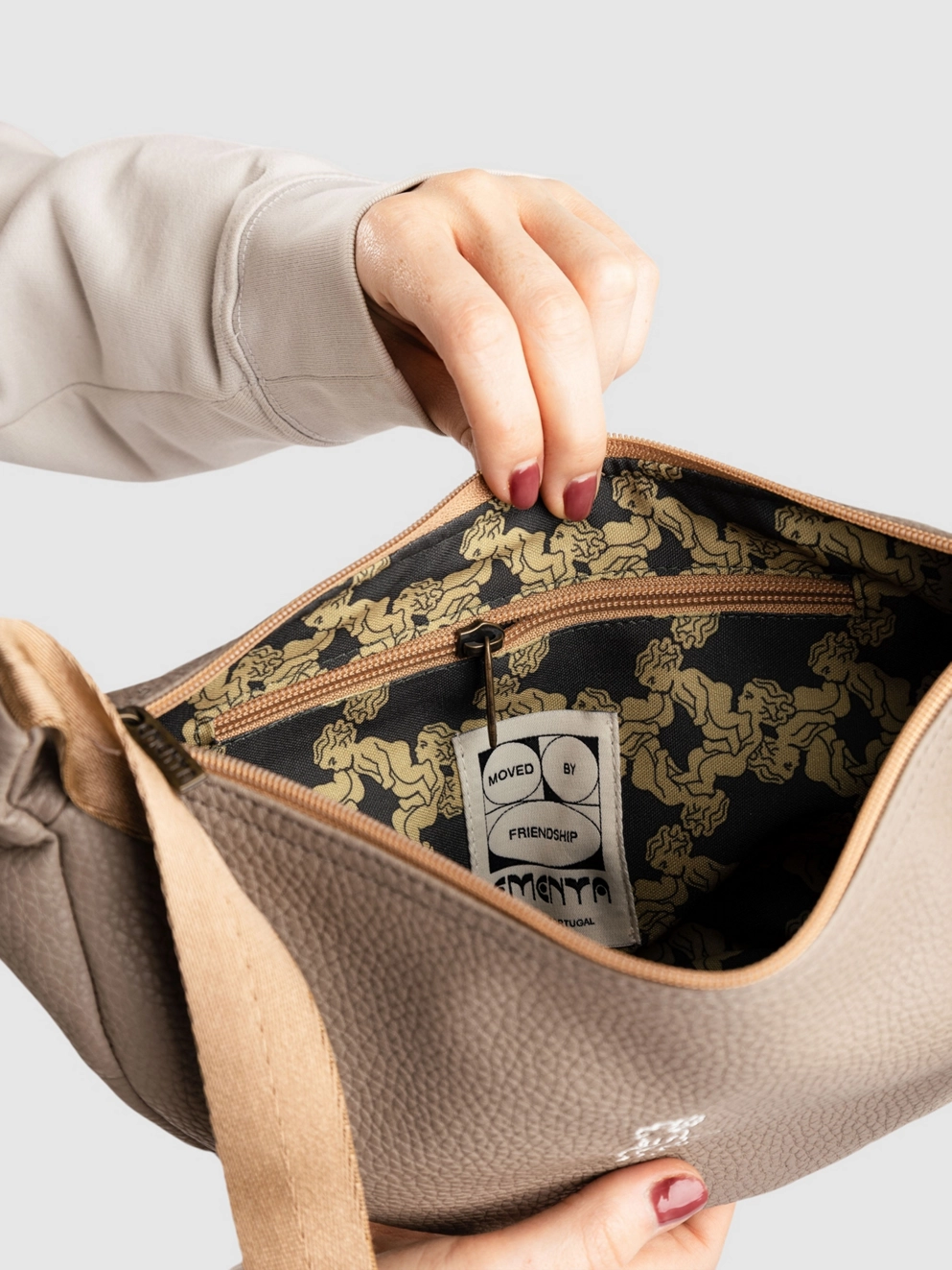 Ementa SB Fiuza Baby Napa Bag taupe
