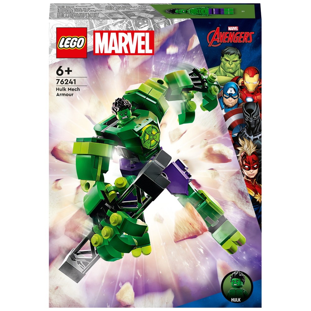 LEGO Marvel 76241 Hulk Mech-Rüstung Avengers Actionfigur