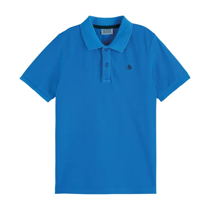 Scotch & Soda Garment-dyed Pique Polo Junior