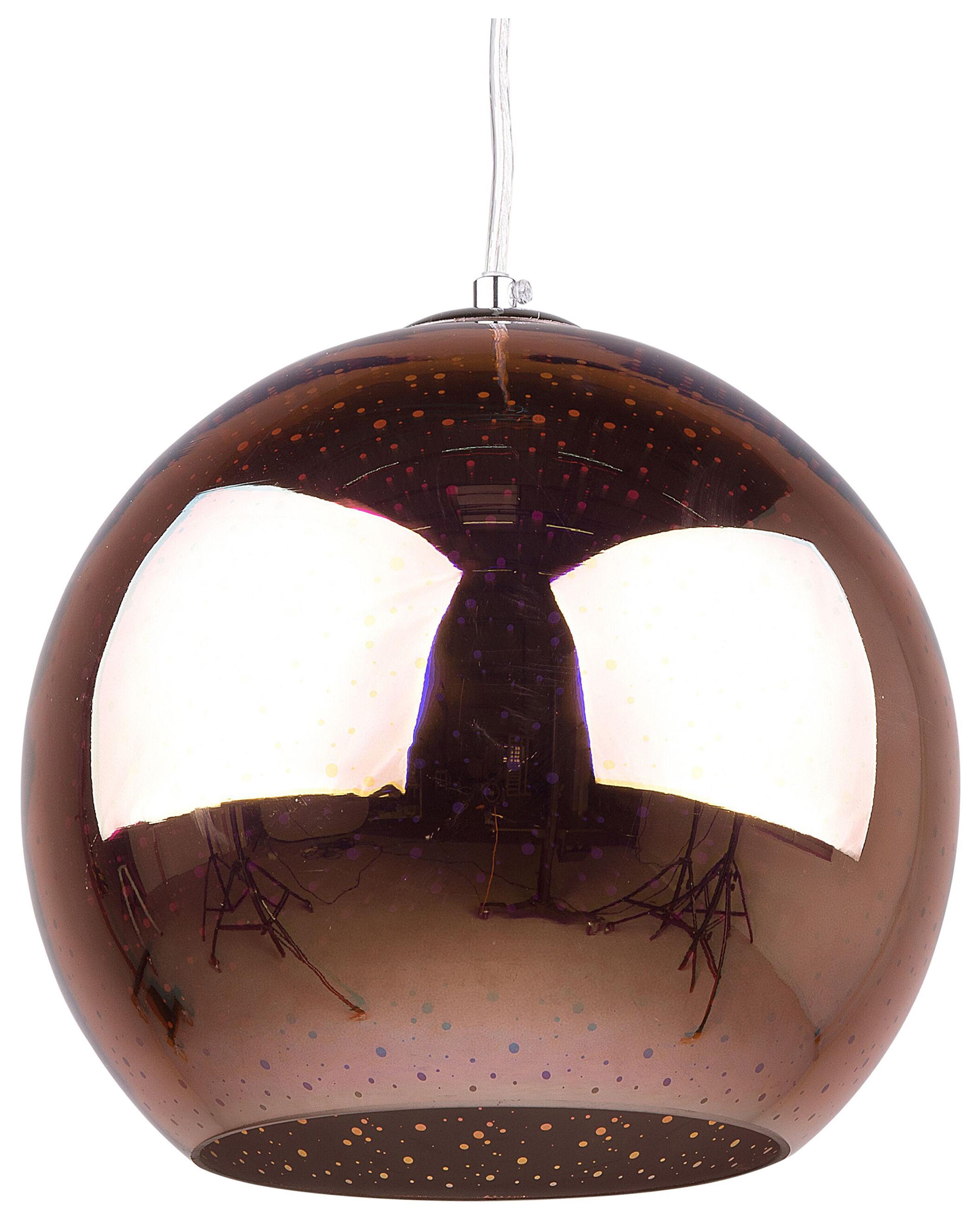 Hanglamp SESSERA Glas Koper
