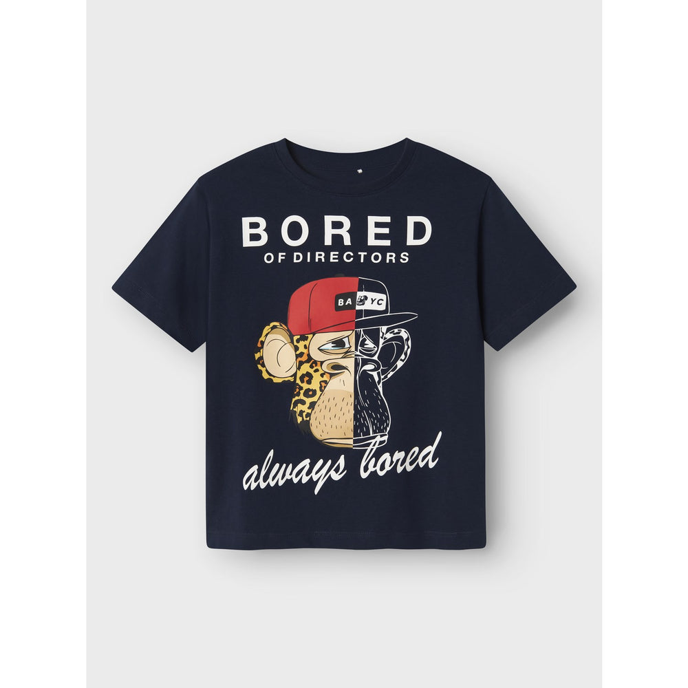 Køb Name It Navy Blazer Nkmstuff Bod Ss Nreg Top Box Sky