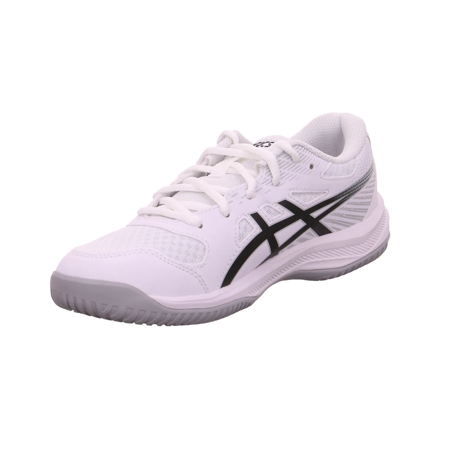 ASICS Kinder Indoor Weiss Synthetik  Upcourt