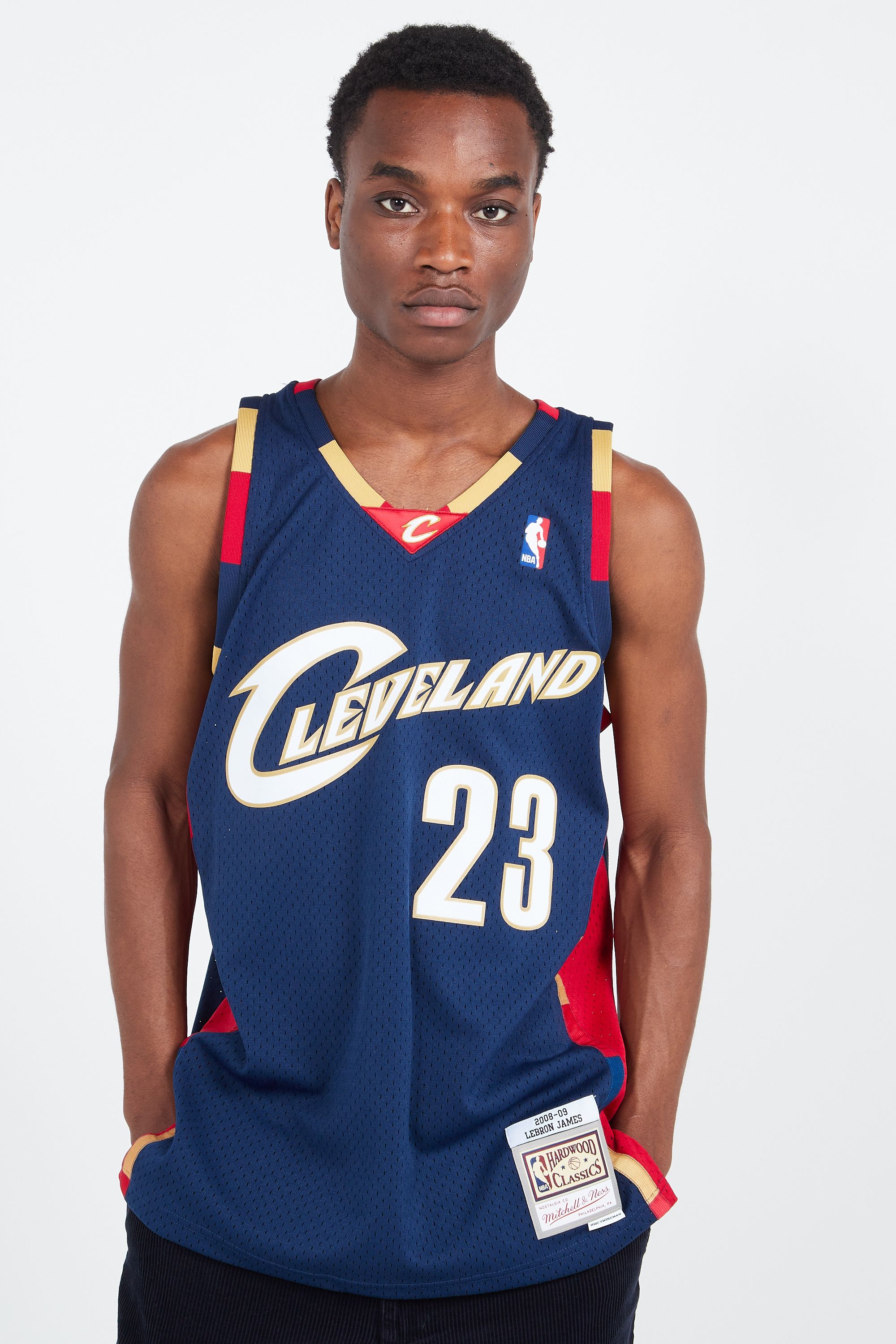 MITCHELL & NESS Jersey SWINGMAN CLEVELAND  Bleu
