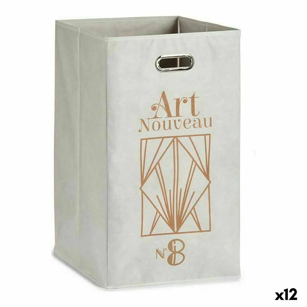 Berilo Panier Art Nouveau Blanc Doré