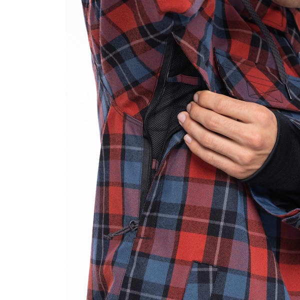 Veste snowboard 686 MNS WOODLAND INSULATED JKT BRICK RED PLAID