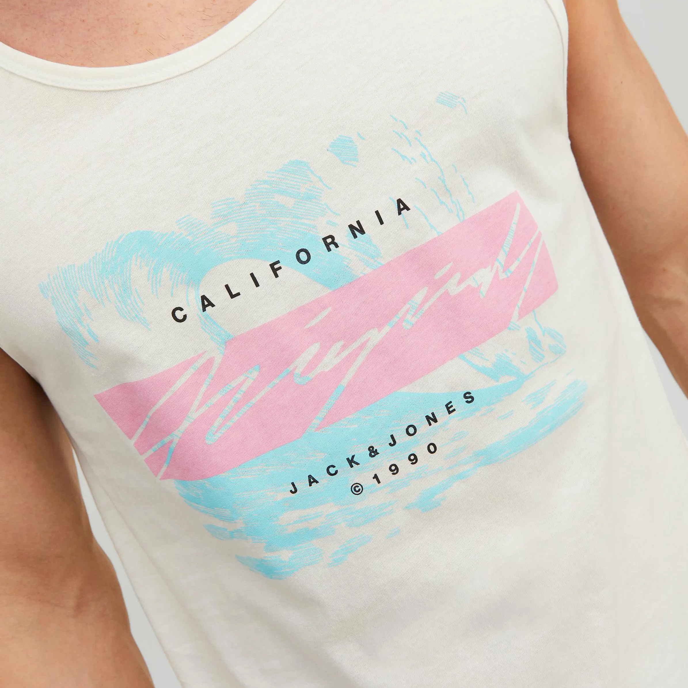 Jack& Jones JORTULUM SKETCH TANK Tanktop