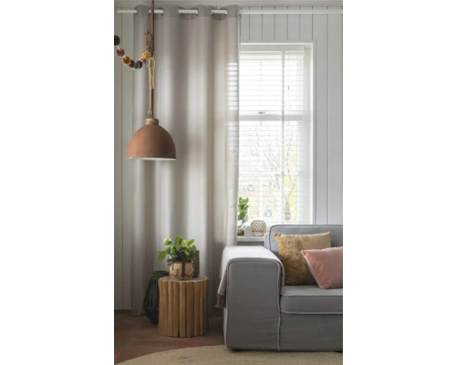 Schuifgordijn Lino 19 taupe 60x245 cm