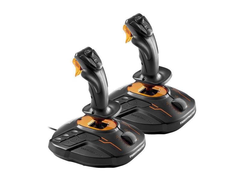 Thrustmaster Joystick T.16000M FCS Space Sim Duo Flight Sti Kombinieren Sie einen T.16000M FCS für die linke und einen für die rechte Hand
