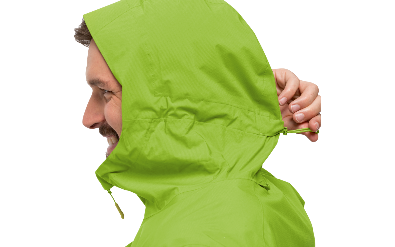 Jack Wolfskin Elsberg 2,5L Herren Regenjacke fresh green