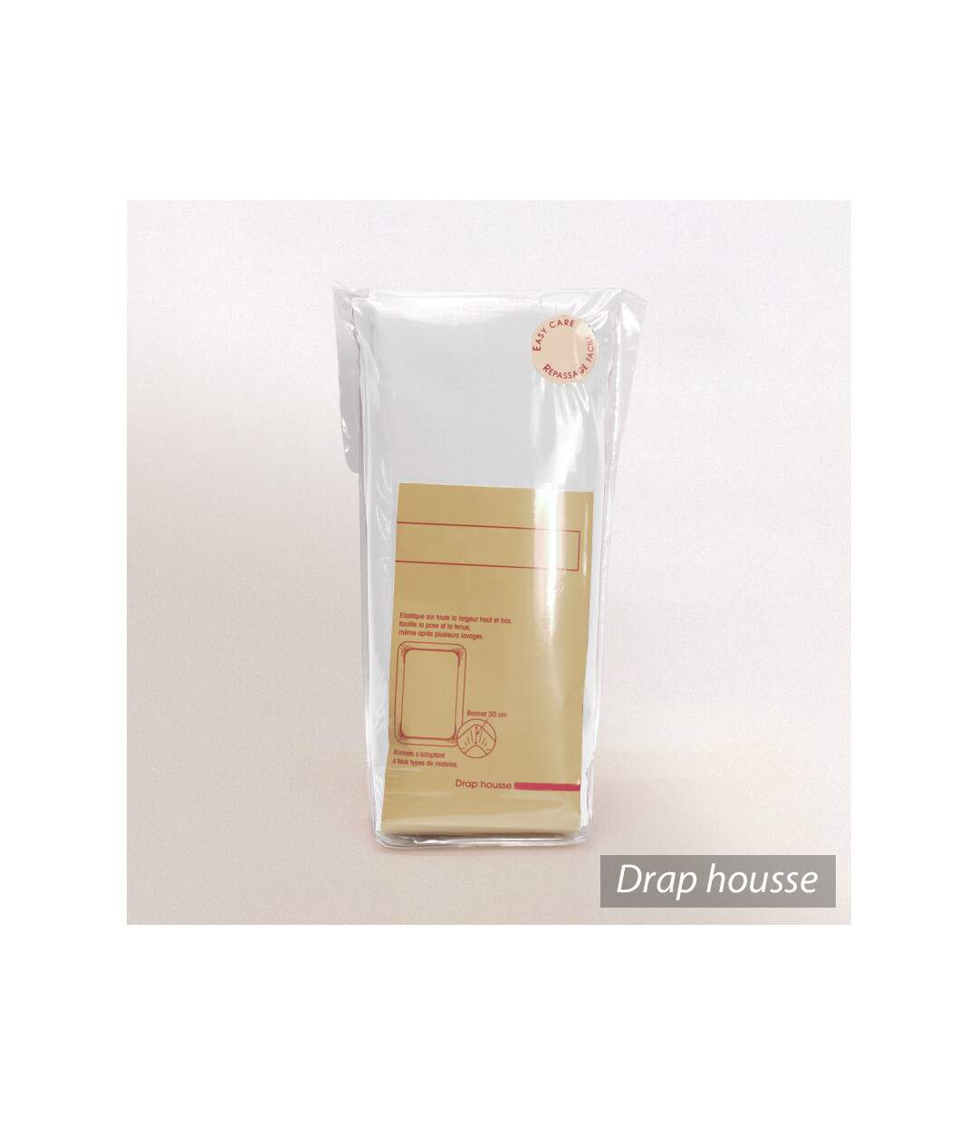 Drap housse uni 160x200 cm coton ALTO Blanc