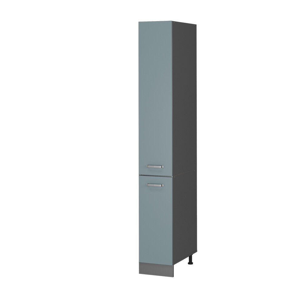 Vicco Apothekerhochschrank Küchenschrank R-Line Solid Anthrazit Blau Grau 30 cm modern