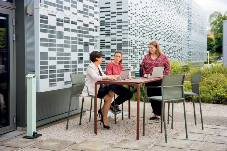 Fermob Calvi high tuintafel 160x80x92 Honey