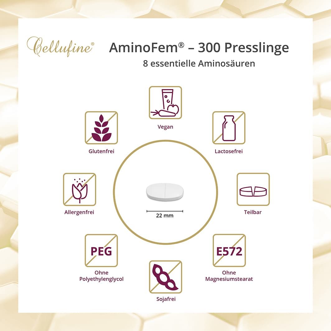 Cellufine® AminoFem® Aminosäuren-Presslinge