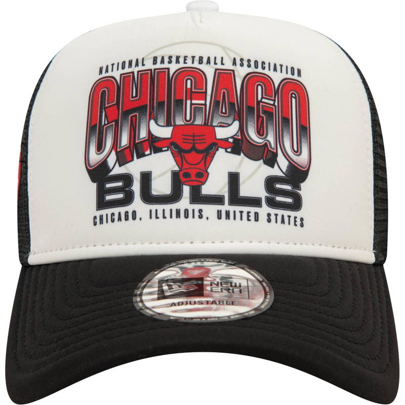 New Era NBA Team Colour Chicago Bulls Trucker Snapback Cap