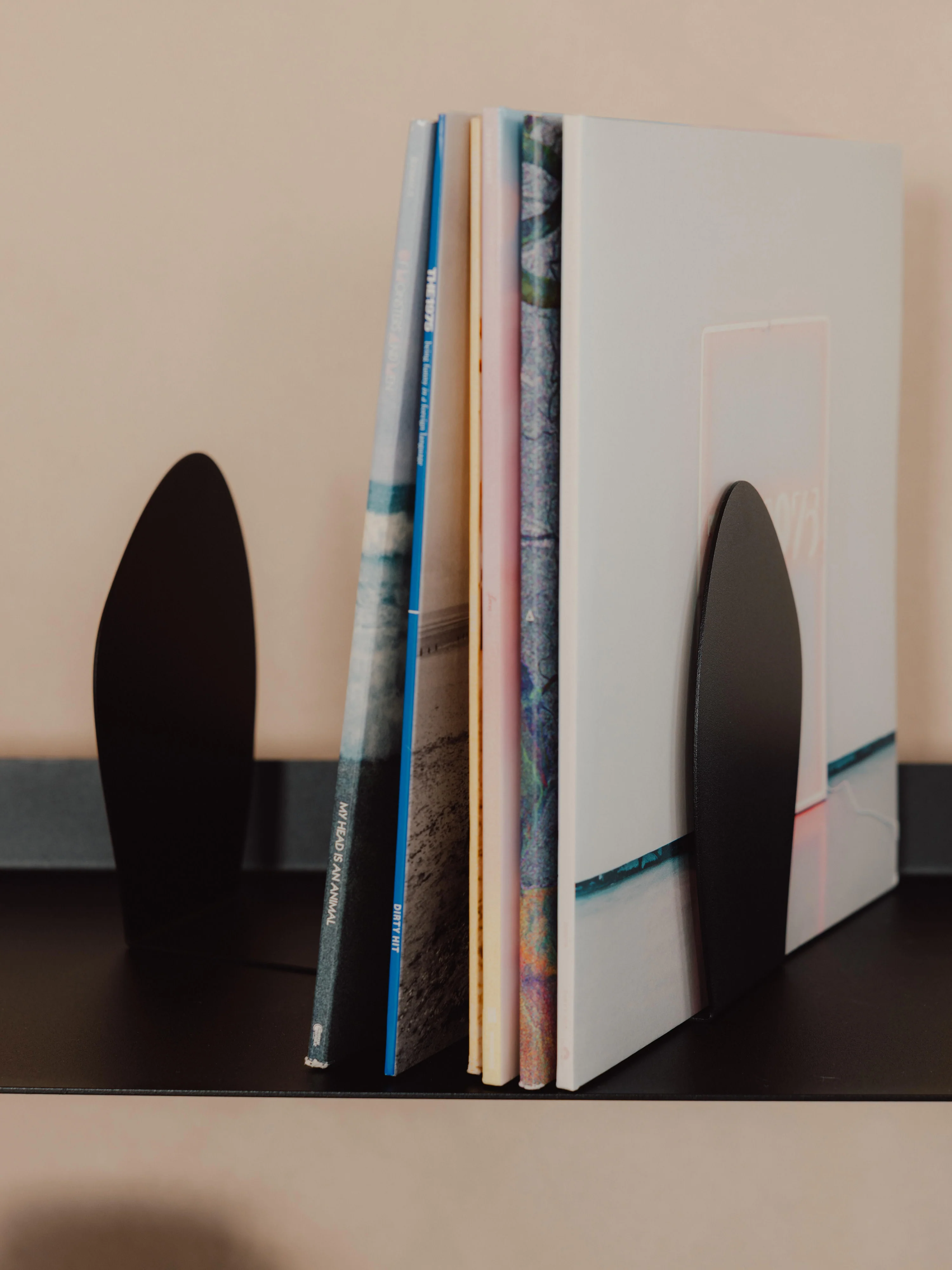 Metalen boekensteunen Darcy, 2-delig