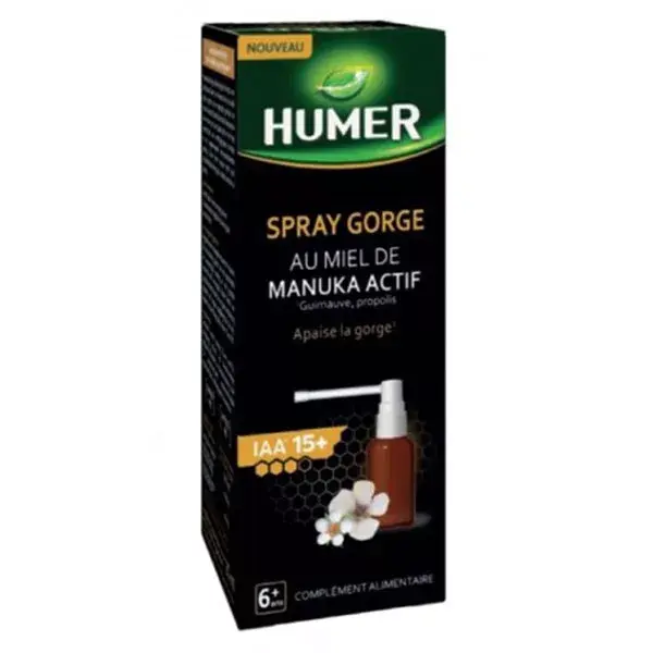 Spray para garganta Humer Active com mel de Manuka 20ml