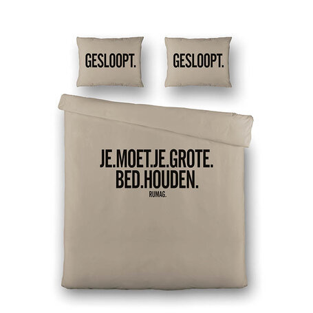 Dekbedovertrek RUMAG - Je Moet Je Grote Bed Houden