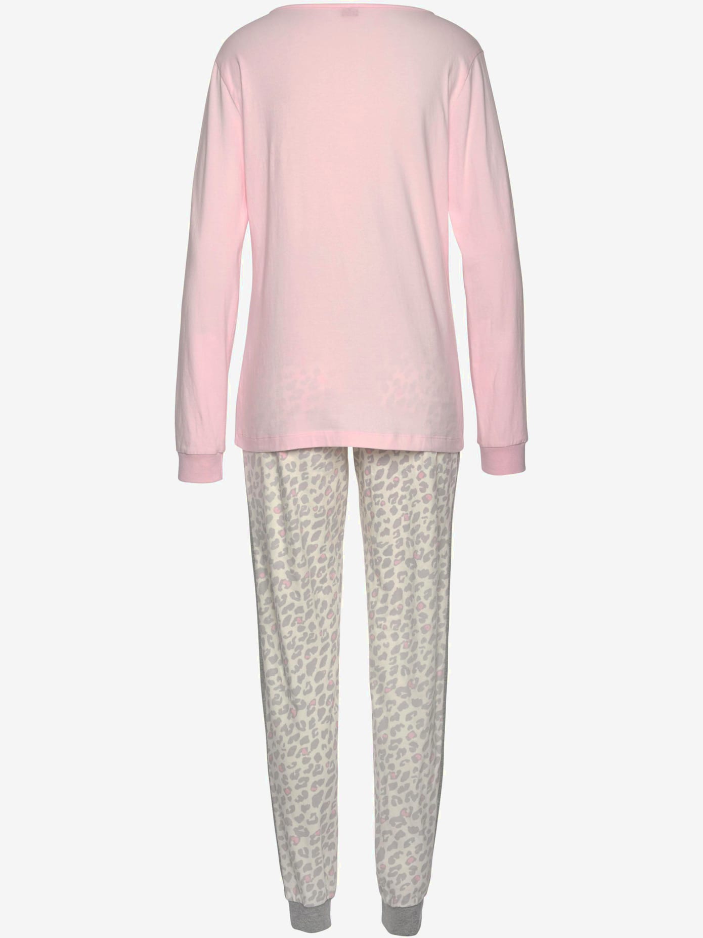 Pyjama imprimé, manches et jambes longues