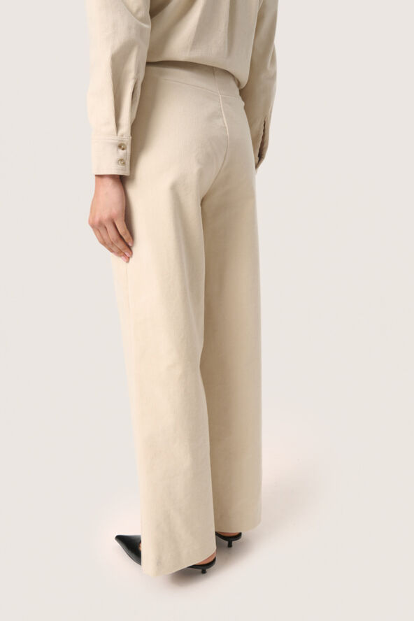 Soaked in Luxury SLHelle Pants Oatmeal