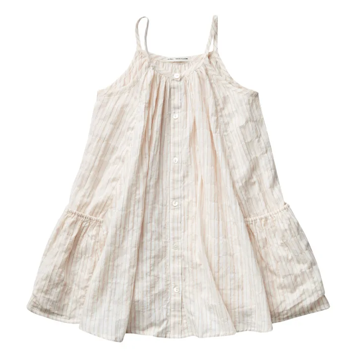 Soor Ploom Robe à Bretelles Rayée Prim | Ecru