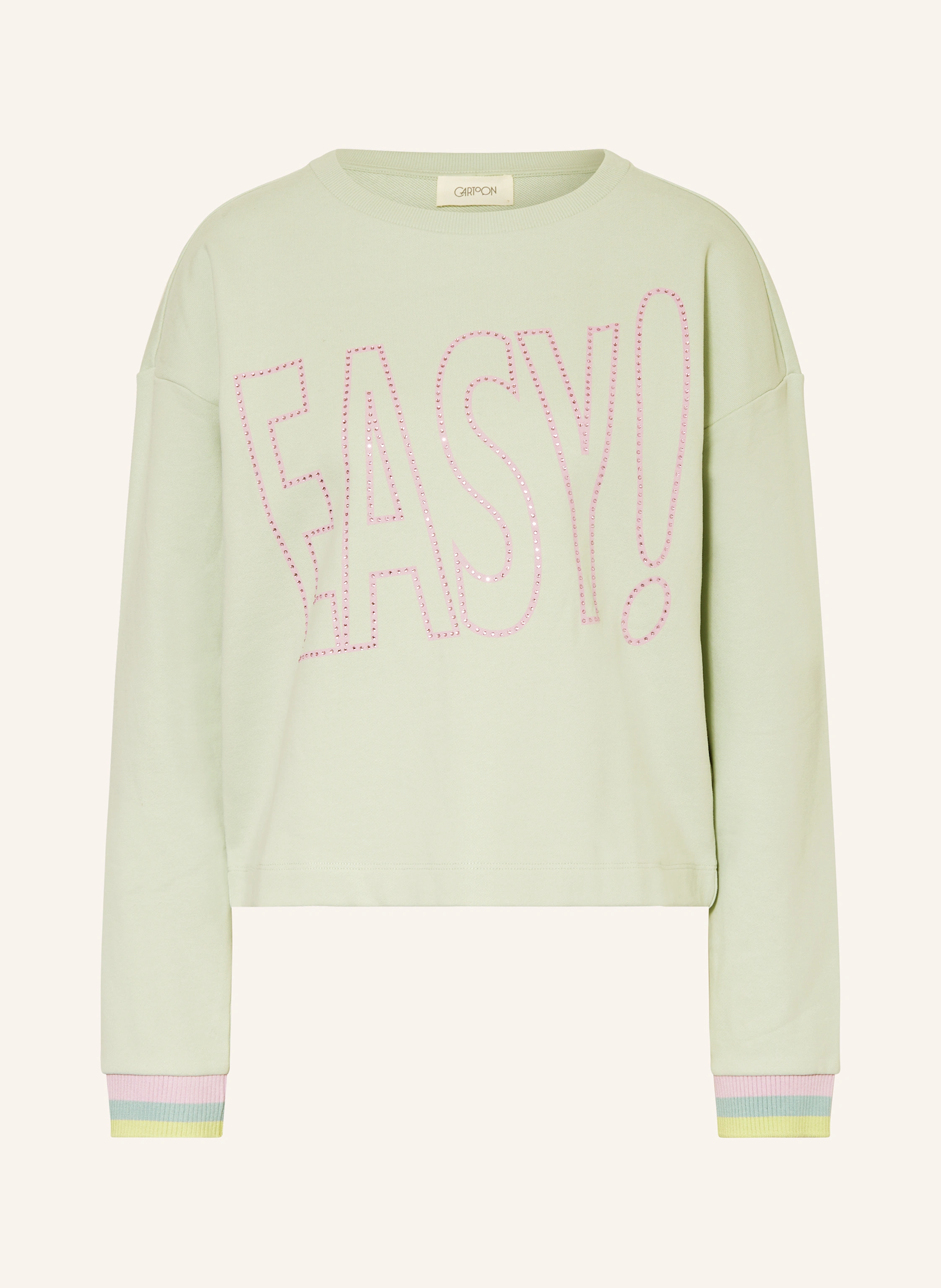 CARTOON Sweatshirt mit Schmucksteinen