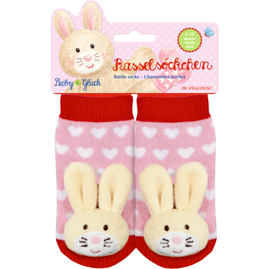 Coppenrath Rasselsöckchen Häschen one size BabyGlück