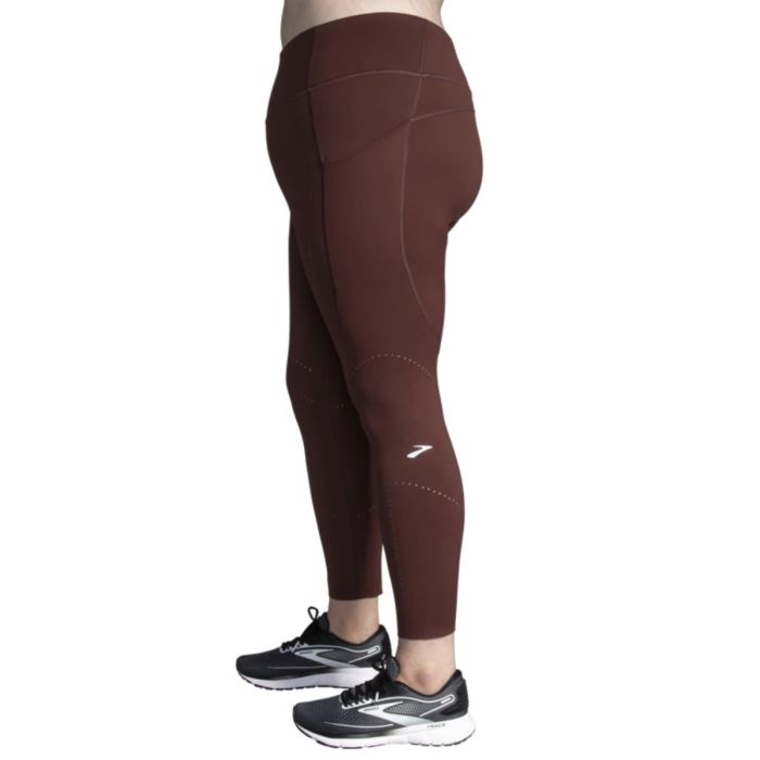 Brooks Dame Lange tights Method 7/8 Tight Brun