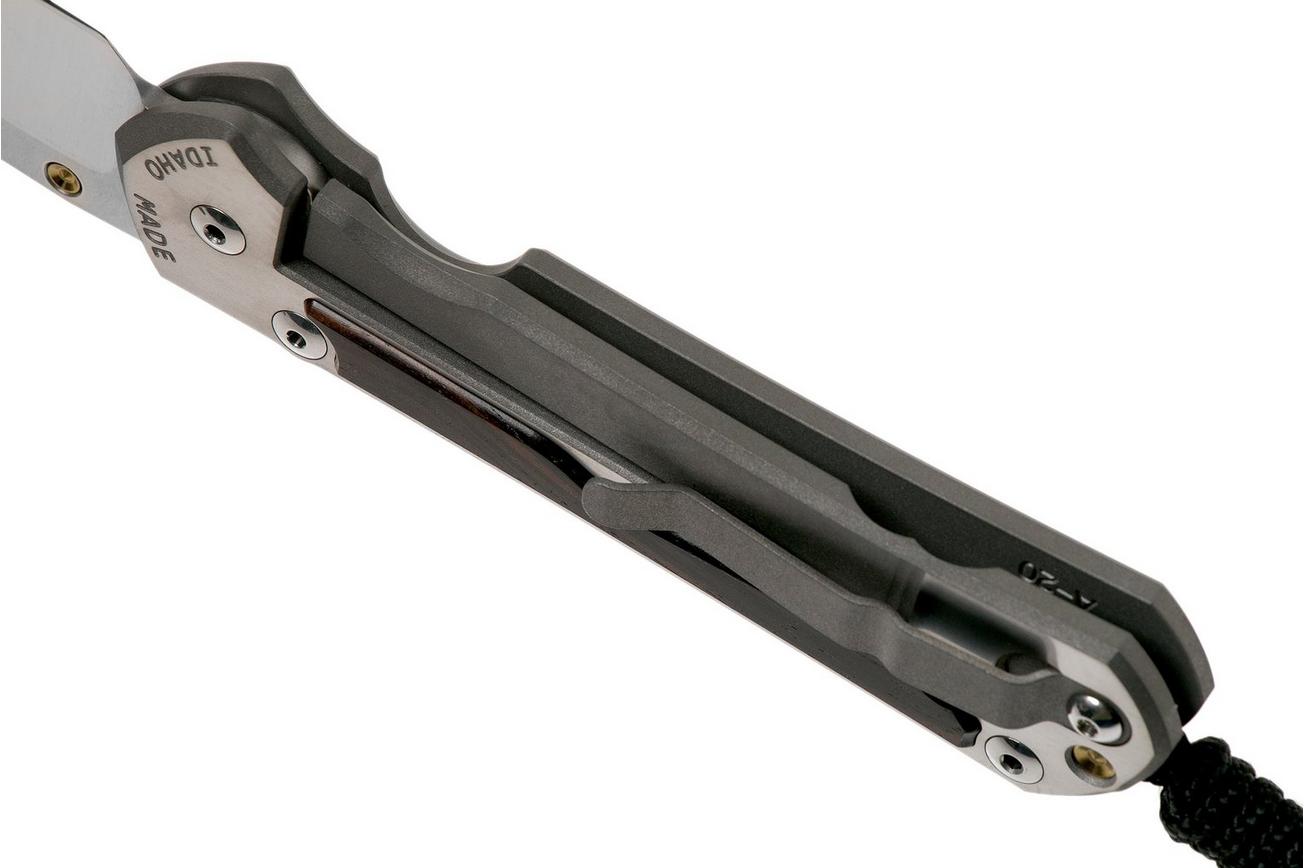 Chris Reeve Sebenza 31 Small Macassar Ebony inlay S31-1116 zakmes