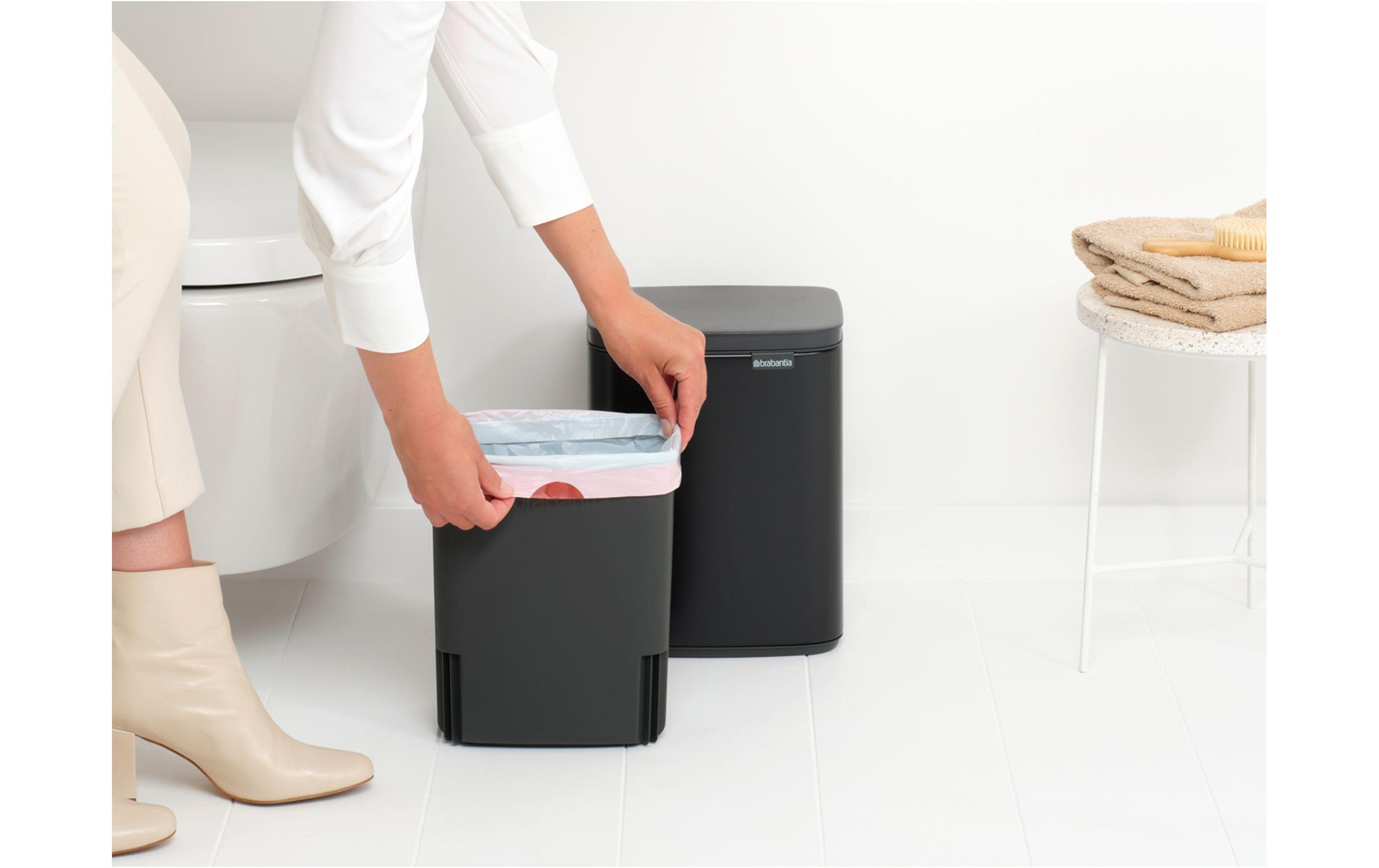 Kosmetikeimer Bo Waste Bin 7 l, Schwarz mattMülleimer