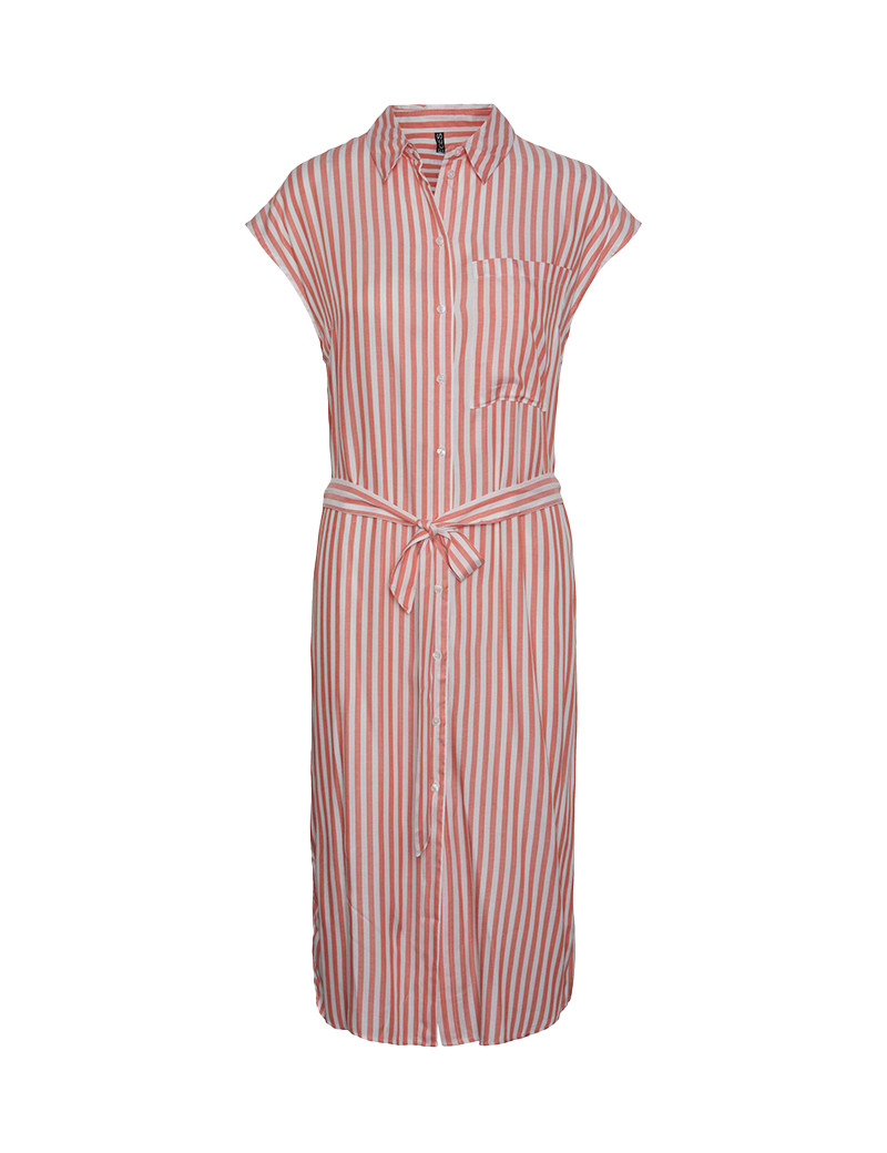 PIECES ROBE CHEMISE CEINTURE KORAH CORAIL FEMME