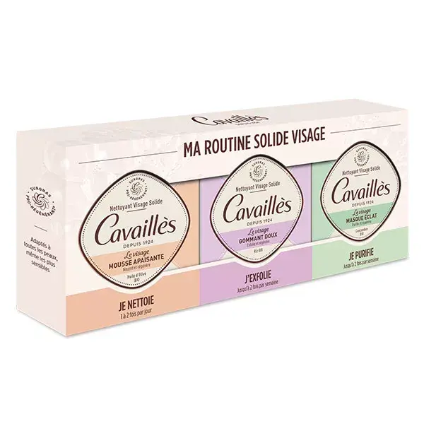 Conjunto de sabonete facial Cavaillès My Routine
