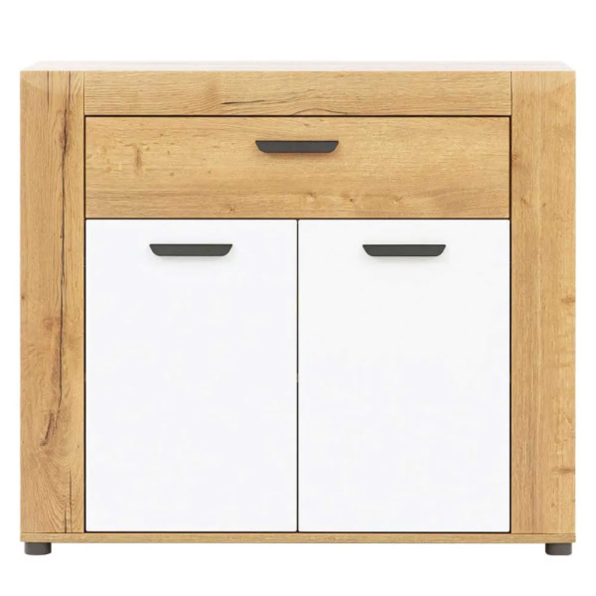 Dansmamaison Meuble d'Entrée Aboki Blanc/Bois