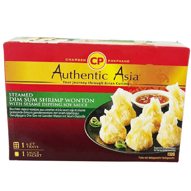 CP Gekookte Gehakte Garnalen Wonton Met Sesamsaus 132g