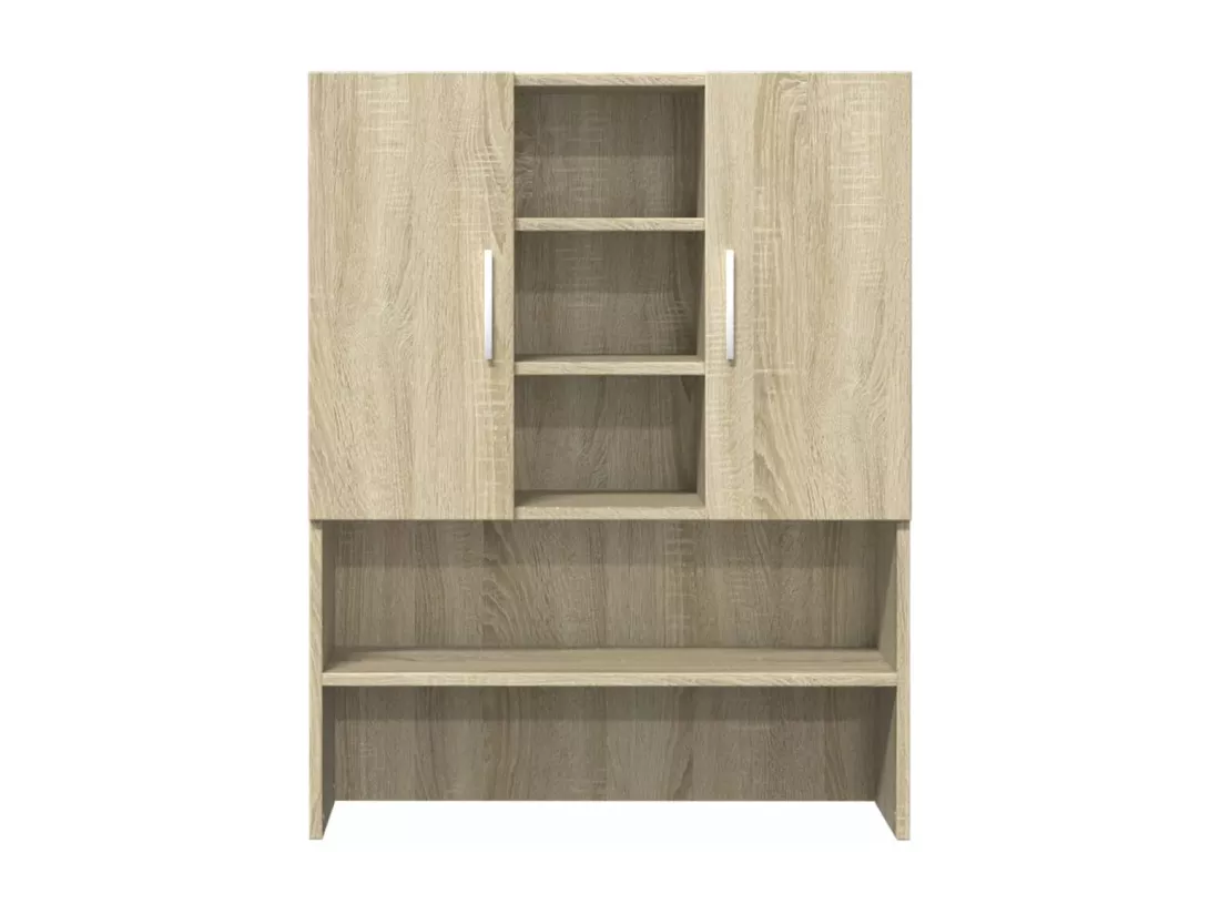 Armoires pour machine à laver 2pcs chêne sonoma bois ingénierie