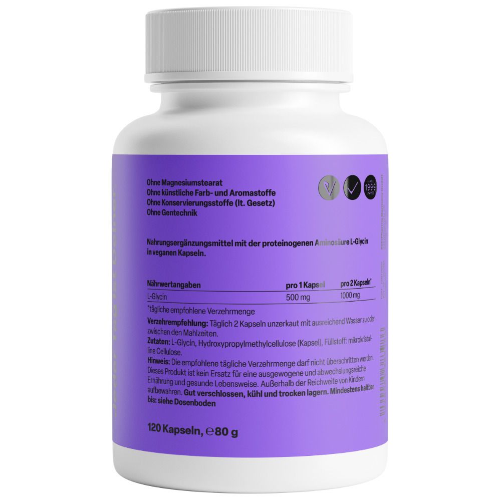 Glycin Kapseln 500 mg ZeinPharma