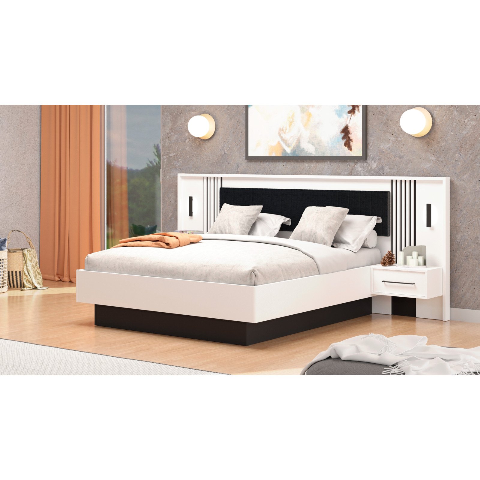 Bett Ascalon Plus 160 x 200, weiss