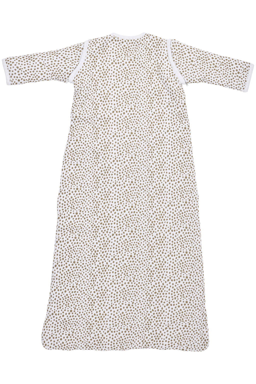 Heerlijk warme slaapzakbaby winterslaapzak afritsbare mouw Cheetah taupe