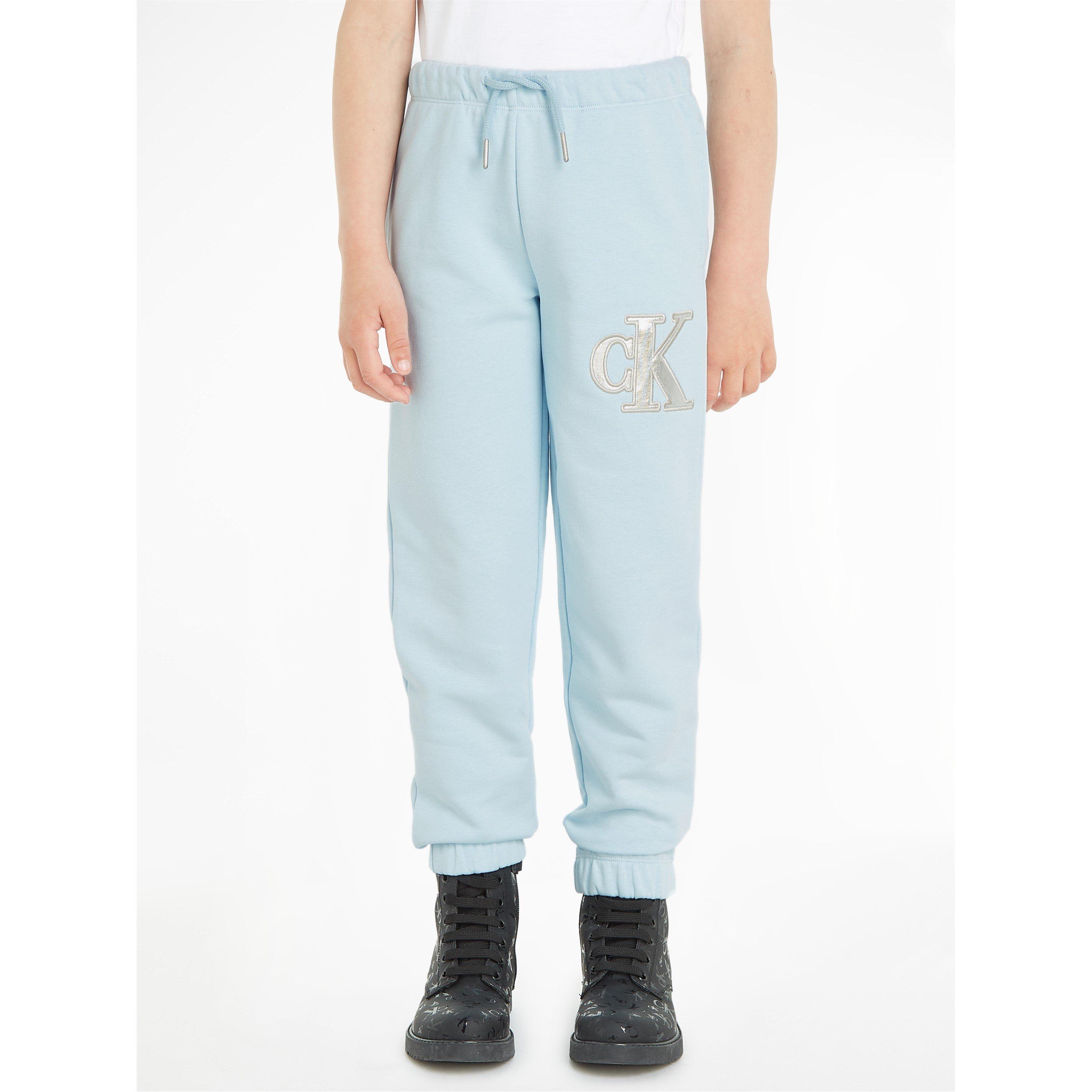 Calvin Klein Jeans Metallic Monogram Joggers Juniors