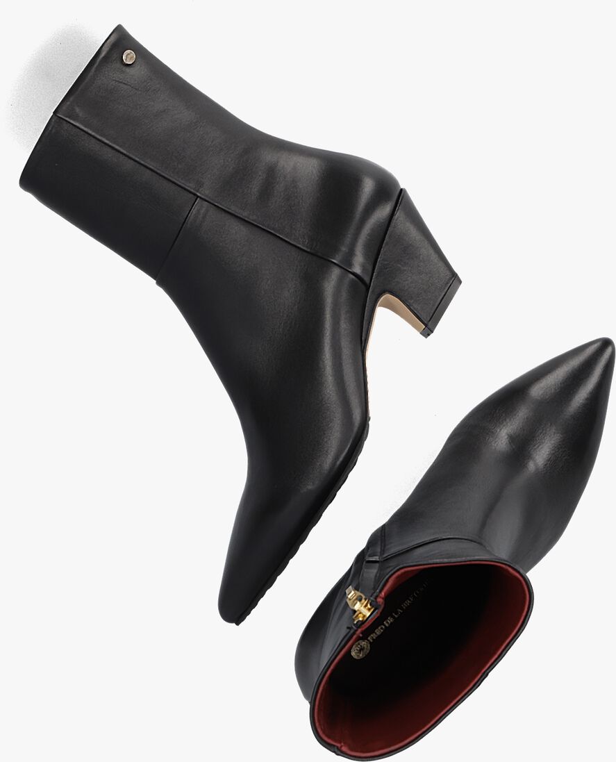 FRED DE LA BRETONIERE zwarte fred de la bretoniere enkellaarsjes rose ankle boot