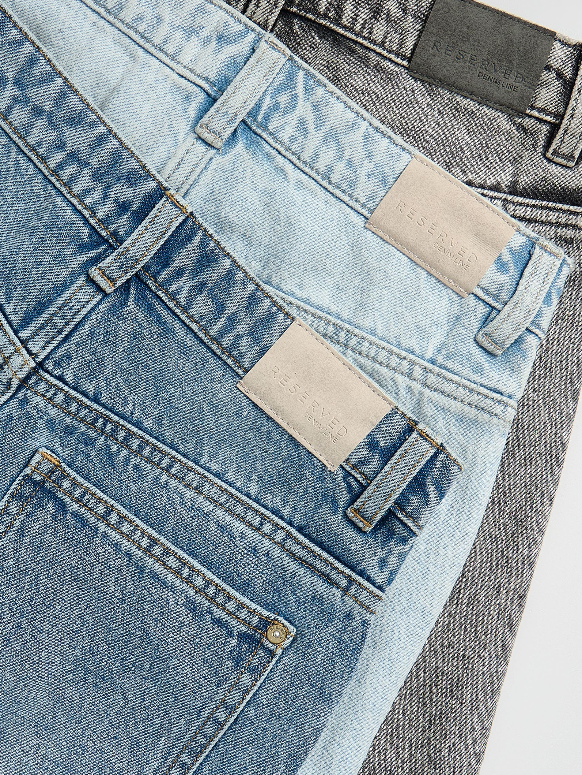 Bermuda-Shorts aus Denim