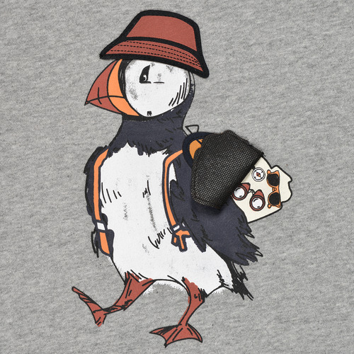Name it - NMMOAK LS SWEAT - Gris